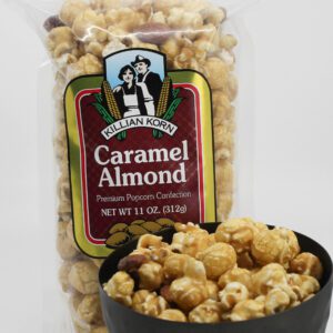 Caramel Almond flavored popcorn