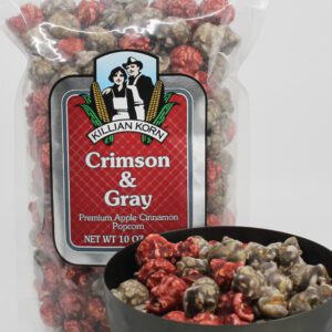 Crimson and Gray Popcorn