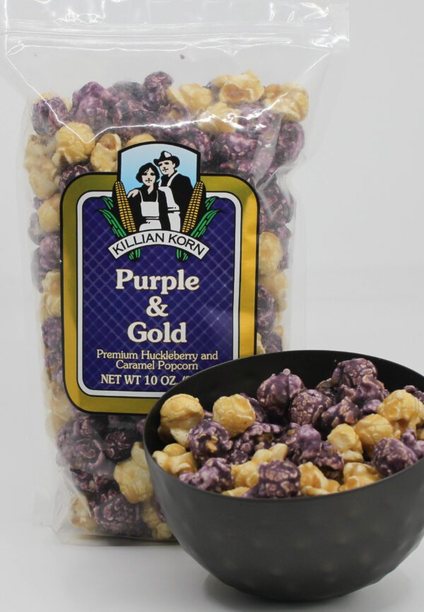 Purple and Gold Popcorn